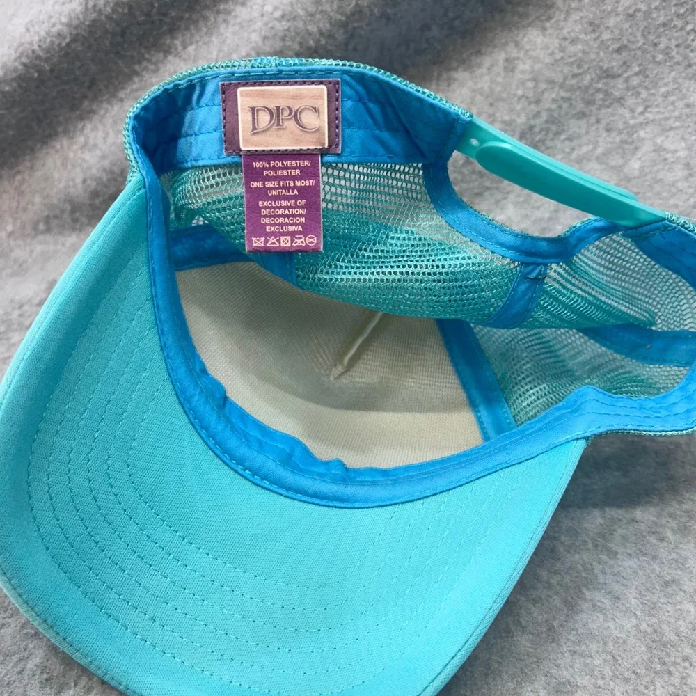 Aloha Turtle Womens Blue DPC Trucker Hat Mesh Snapback Tropical OSFM
